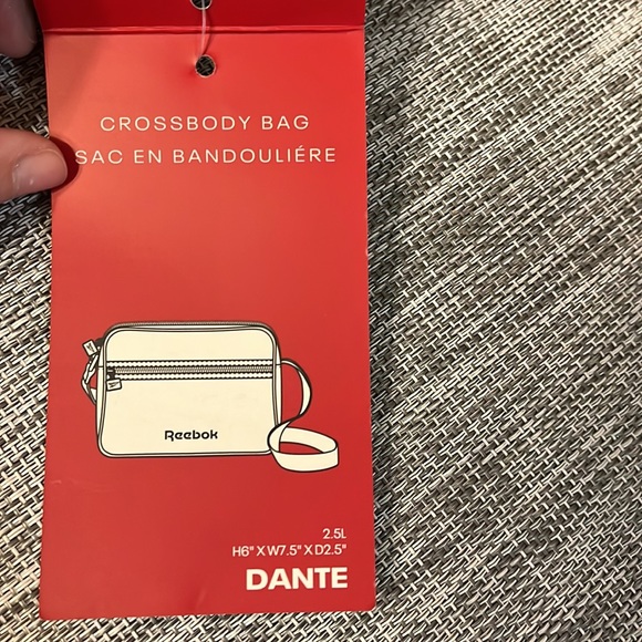 Black Reebok Crossbody Purse With Rainbow Zipper - Picture 7 of 8